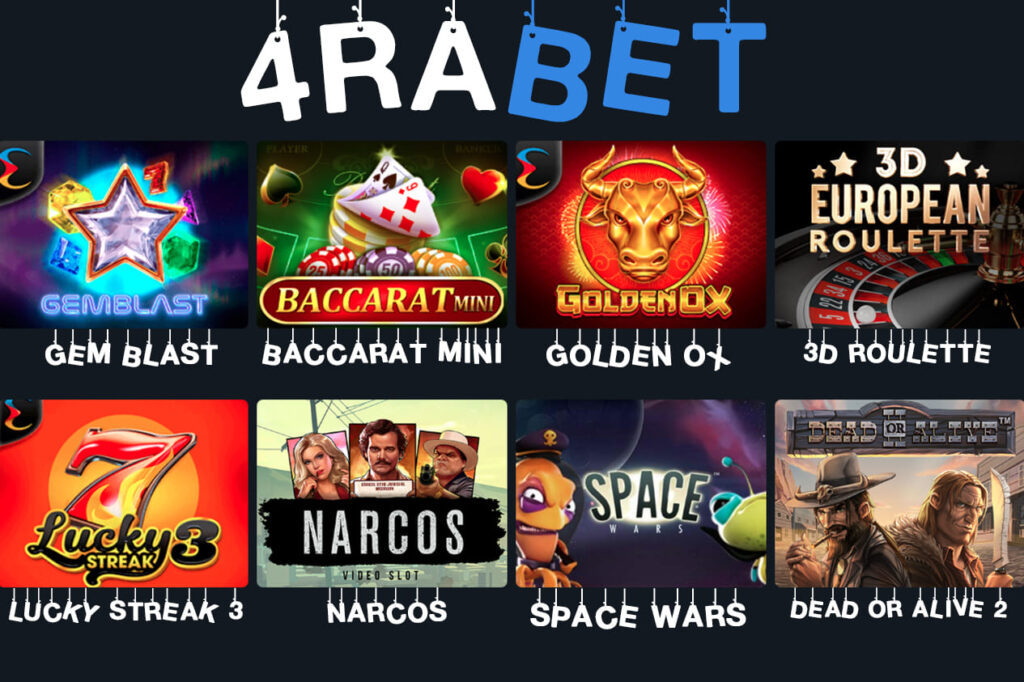 4rabet casino game 